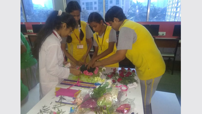 Flower Arrangement Competition 2018 at S.V.P.T's Ghodbunder Road Thane