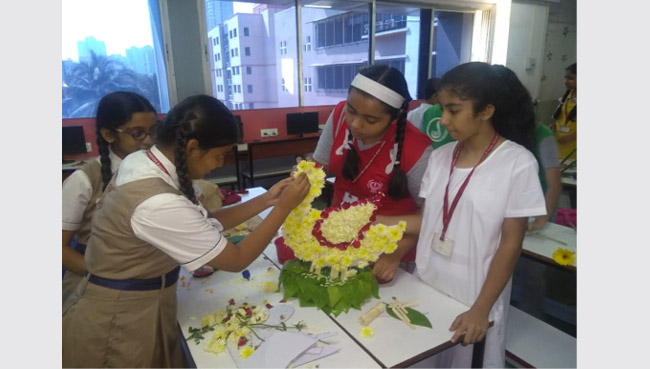 Flower Arrangement Competition 2018at S.V.P.T's Ghodbunder Road Thane