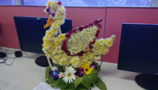 Flower Arrangement Competition 2018 at S.V.P.T's Ghodbunder Road Thane